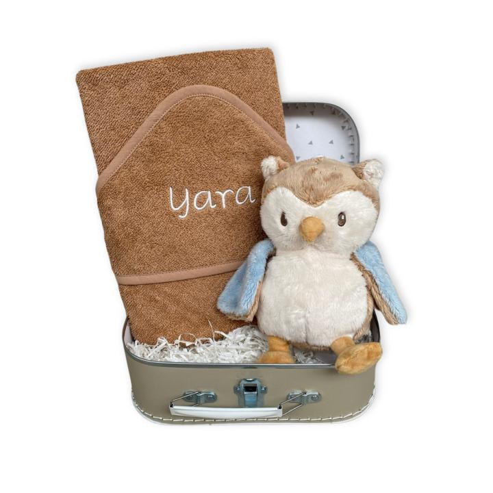 Kraamcadeau koffer Uil I Forest Friends | Little Dutch