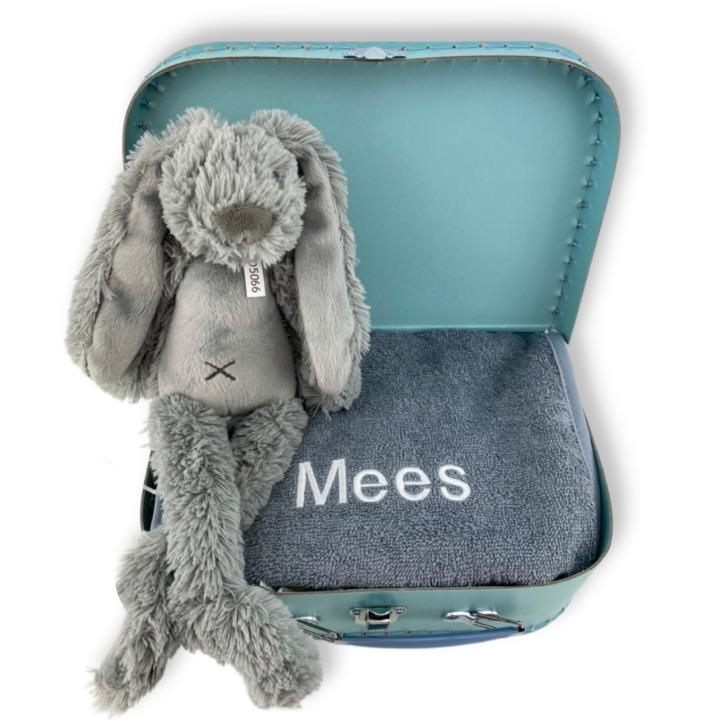 Kraamcadeau koffer Konijn Richie |  Stel zelf samen