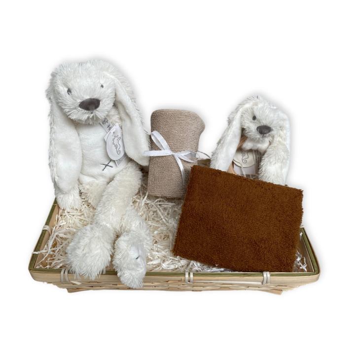 Kraammand Rabbit Richie | Ivory, bruin, beige