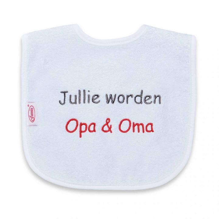 Slab 'Jullie worden opa en oma'