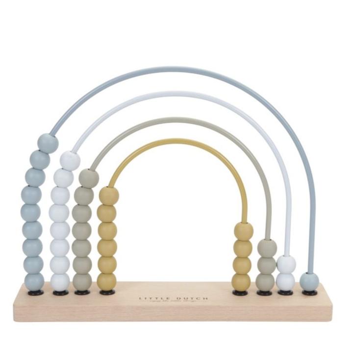 Houten telraam blauw | Little Dutch