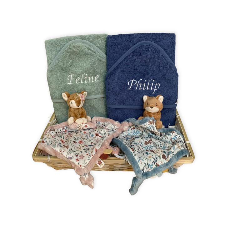 Tweeling Kraammand Jongen/Meisje Little Dutch