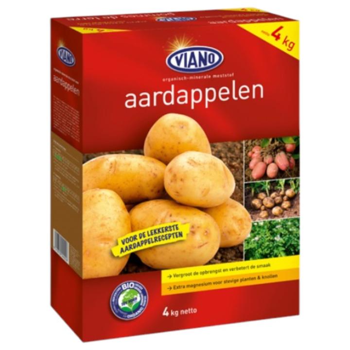 bio Aardappelmest 4 Kg. Viano Organisch-minerale meststof 
