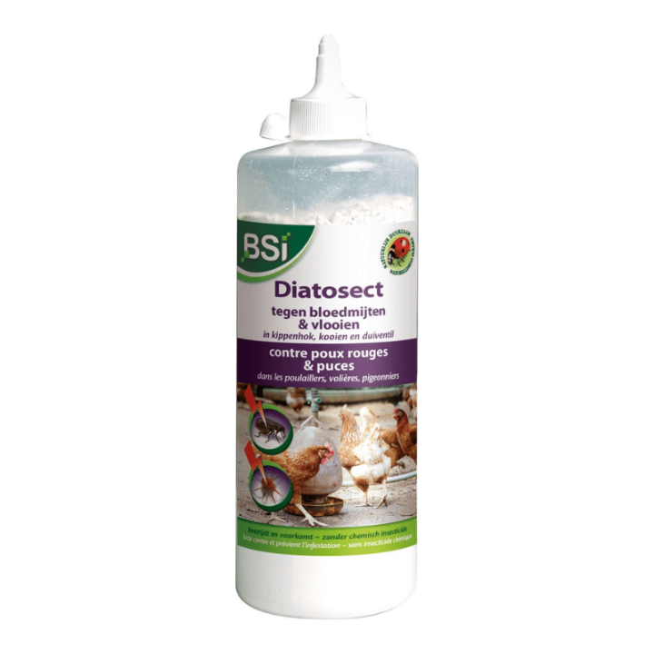BSI BioPet Diatosect Pluimvee - 200gr Bloedluis, vlooien en mijten