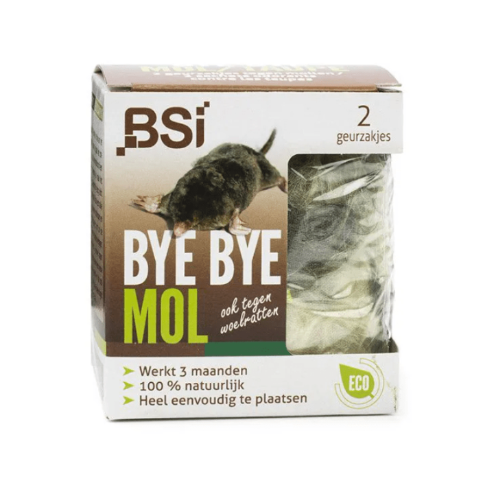 BSI Bye Bye Mol Mollenverjager Geurzakjes - 2 stuks
