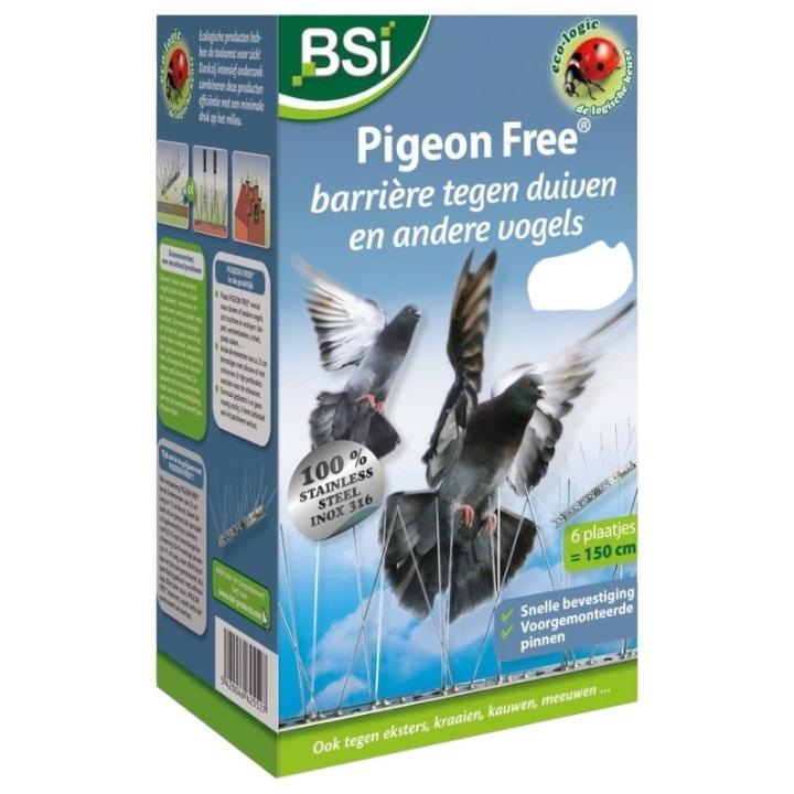 BSI Pigeon Free Barriere RVS - Tegen Duiven en andere Vogels - Duivenpinnen