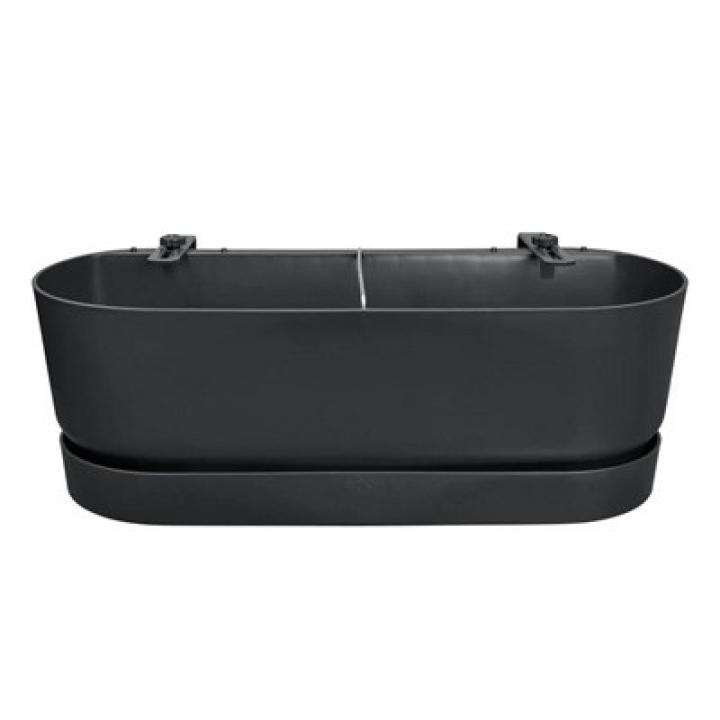 Elho Greenville easy balcony 52 cm Living black