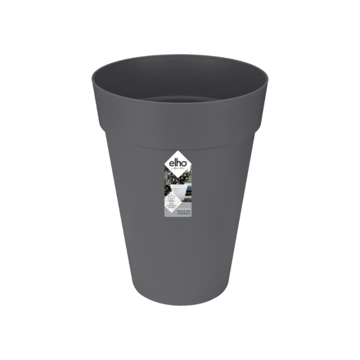 Elho Loft Urban Rond Hoog 42cm - Antraciet