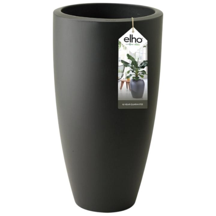 Elho Pure Soft Round High 30cm - Antraciet