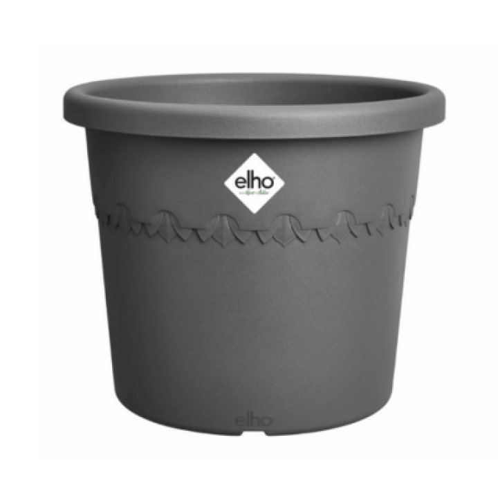 Elho Algarve Cilindro Rond met wielen Antraciet - 40cm