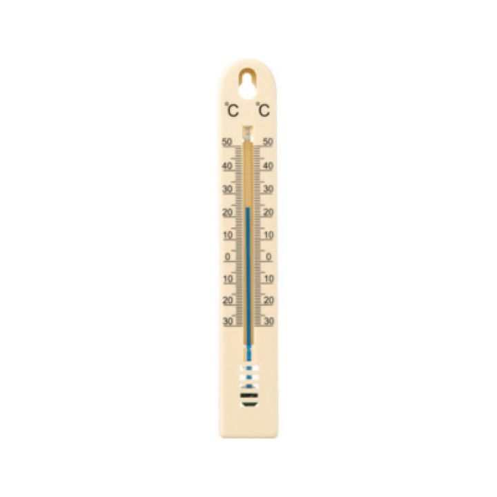 Nature Muurthermometer Kelvin 1 - Beige