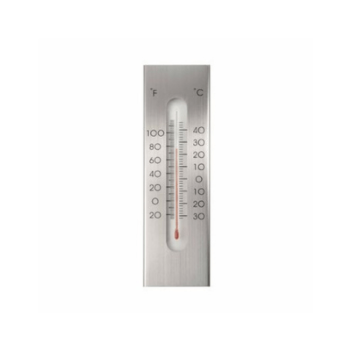 Nature Muurthermometer kelvin 7 - aluminium