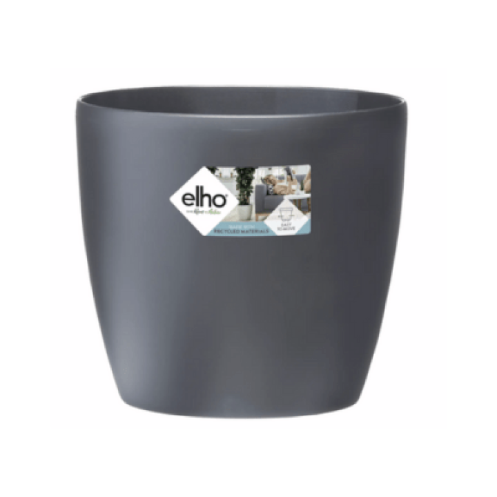 Elho Brussels Rond Wielen 35 cm - Antraciet 