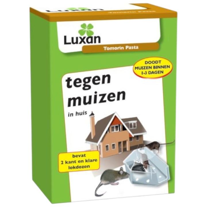 Luxan Tomorin Pasta Lokdoos tegen Muizen - 2 stuks