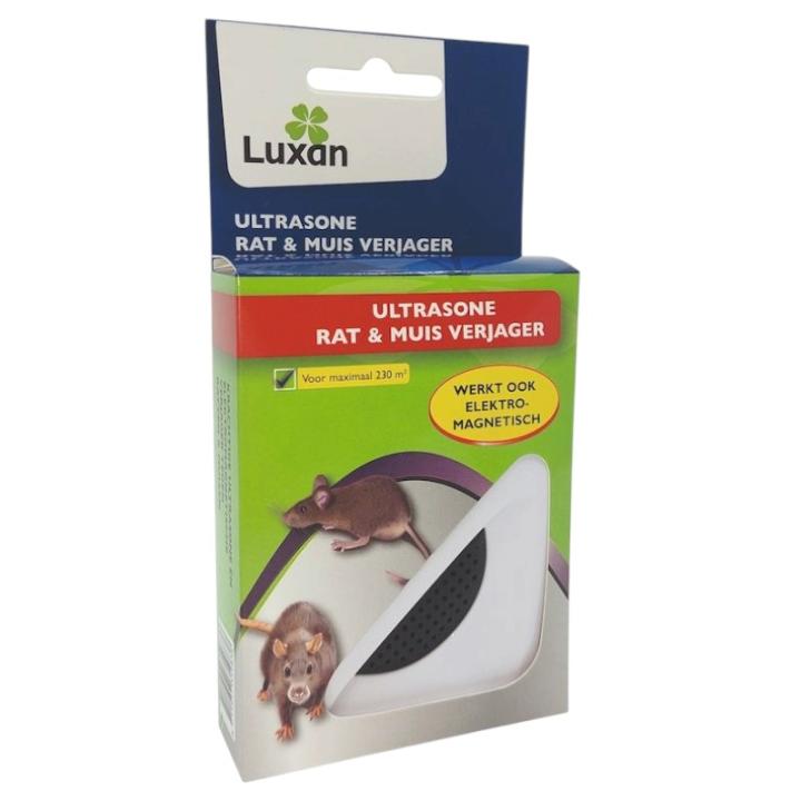 Luxan Ultrasone Muizen en Ratten verjager 230m2