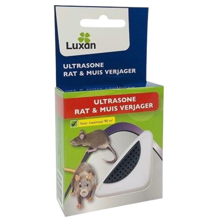 Luxan Ultrasone Muizen en Ratten verjager 90m2