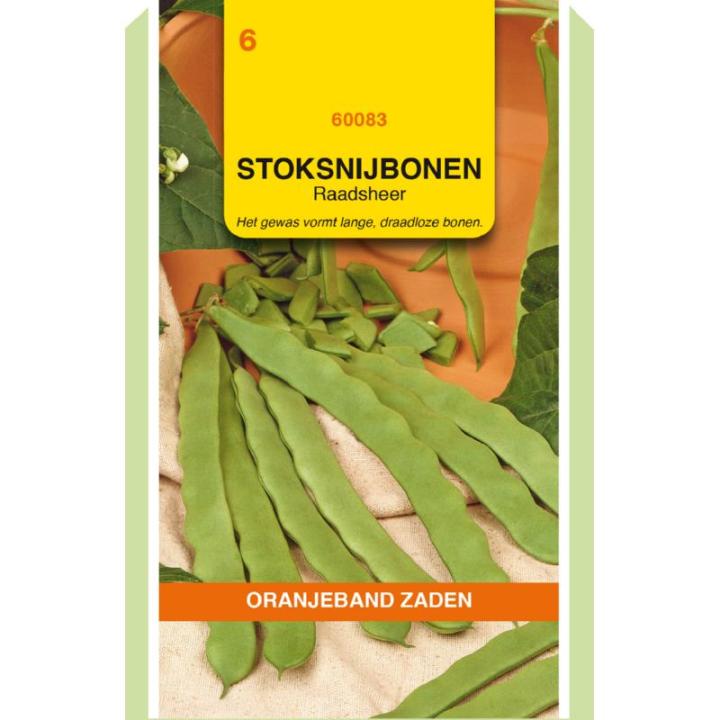 Oranjeband Stoksnijbonen Raadsheer 100g