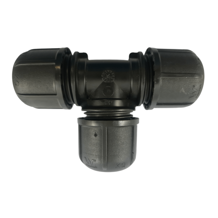 Tyleen 25 mm T-stuk 90° graden - PE 25