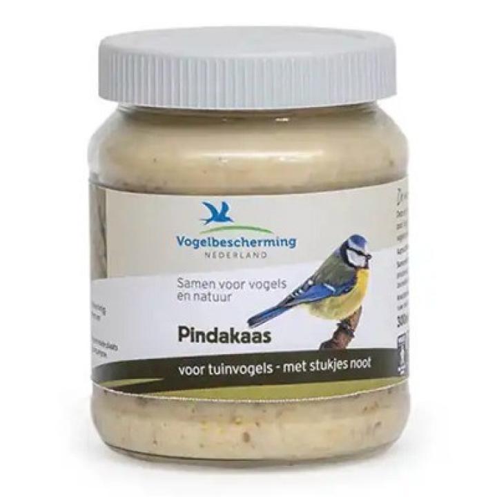 Vogelbescherming pindakaas met stukjes noot 300ml