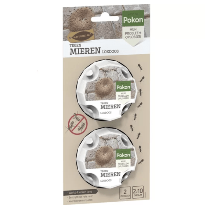 Pokon Tegen Mieren Lokdoos - 2 stuks