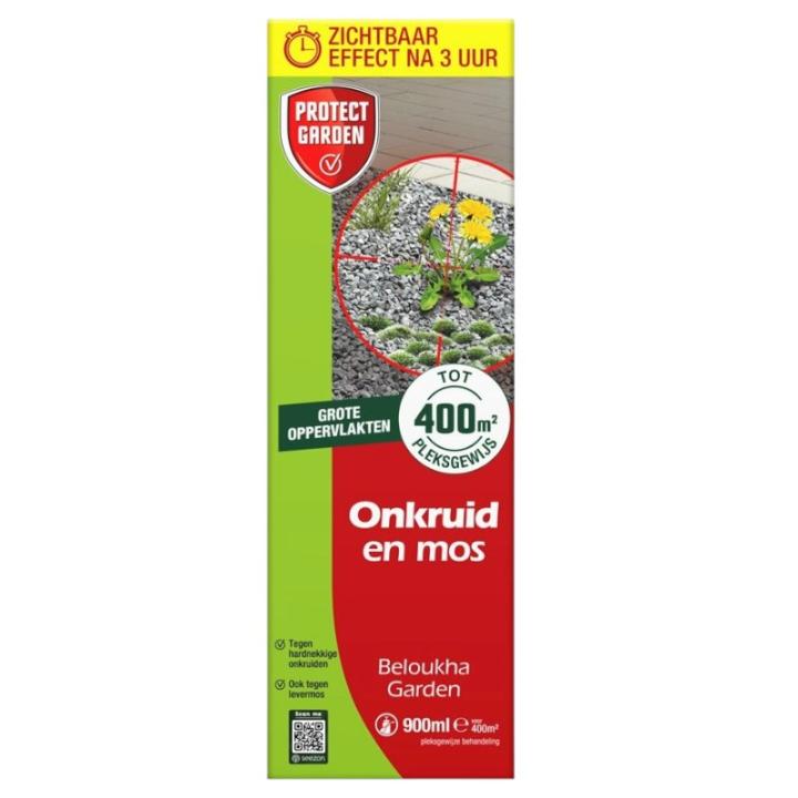 Onkruidverdelger en mos verwijderaar - Protect Garden - 400 m² (Concentraat, 900 ml)