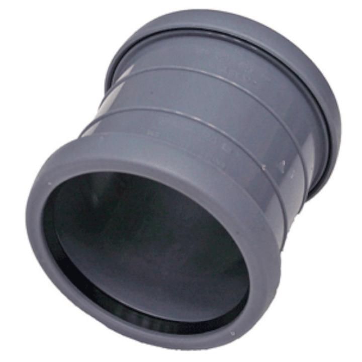 PVC 75 mm Overschuifmof Met Manchet 