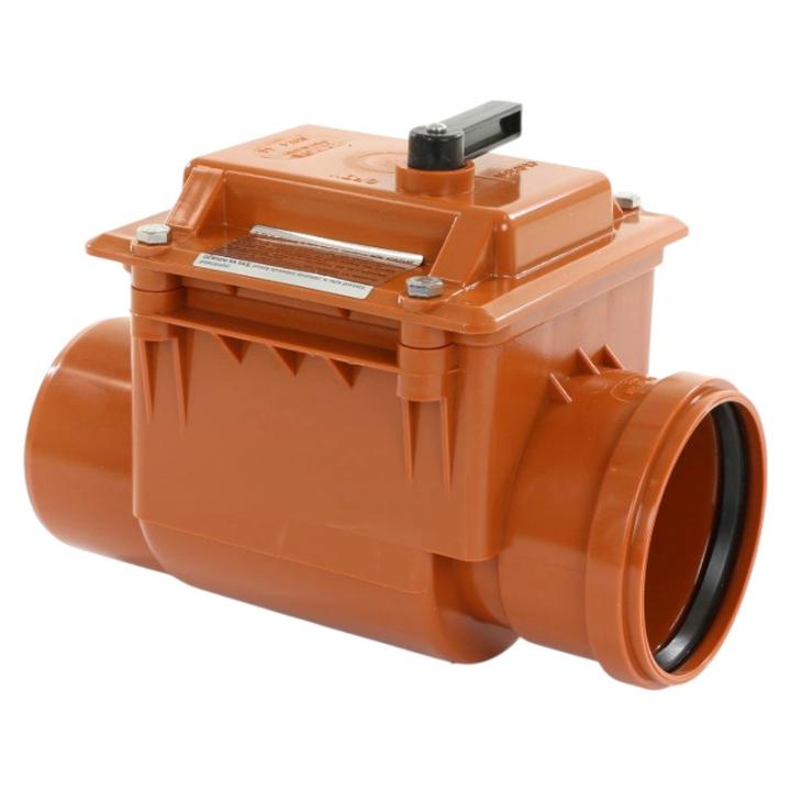 Redi Ontstoppingsstuk met terugslagklep - 125mm