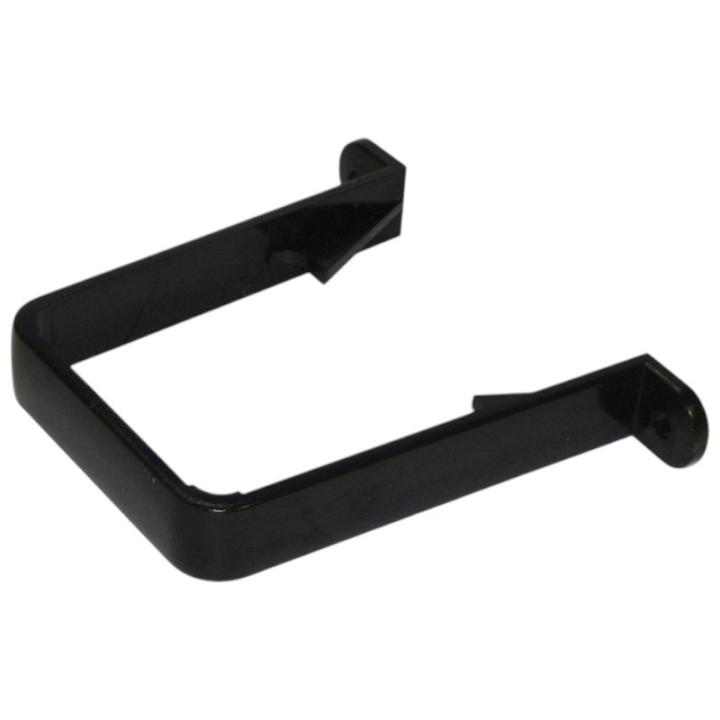 Regenpijp vierkant beugel zwart  65 mm