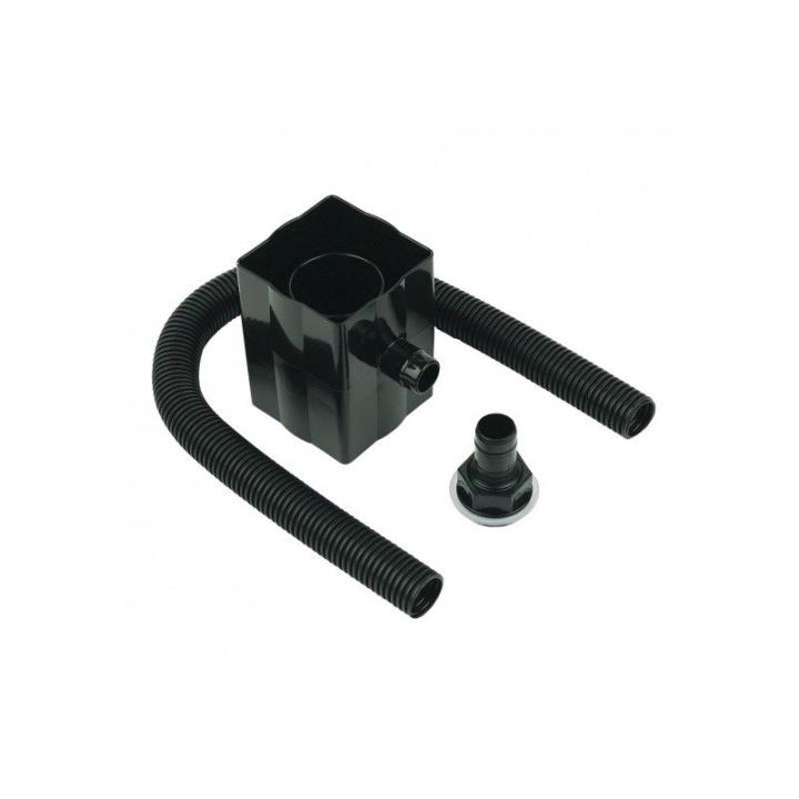 Square line regenton vulautomaat zwart