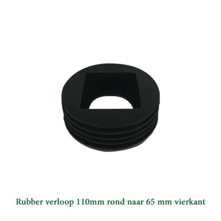 pvc 65mm rubberverloop naar 110mm