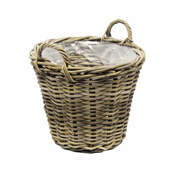 Van der Leeden Rieten aardappelmand 42cm - Grijs