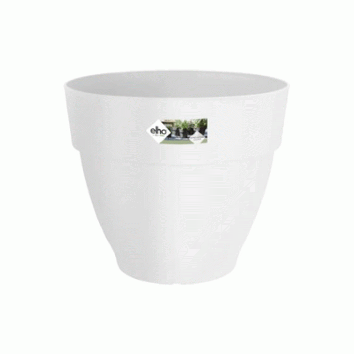 Elho Vibia Campana Rond - Wit - 25 cm