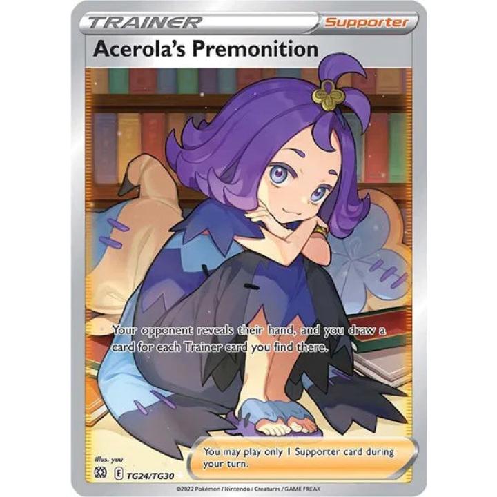 Acerola's Premonition TG24/TG30 - Brilliant Stars Trainer Gallery - Holofoil