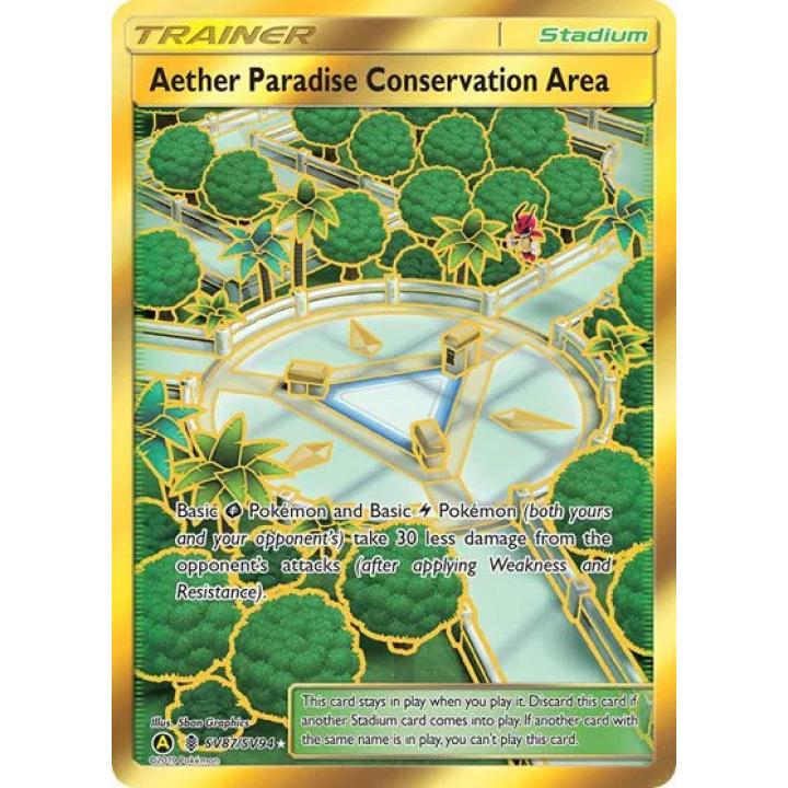 Aether Paradise Conservation Area SV87/SV94  - Hidden Fates: Shiny Vault - Holofoil
