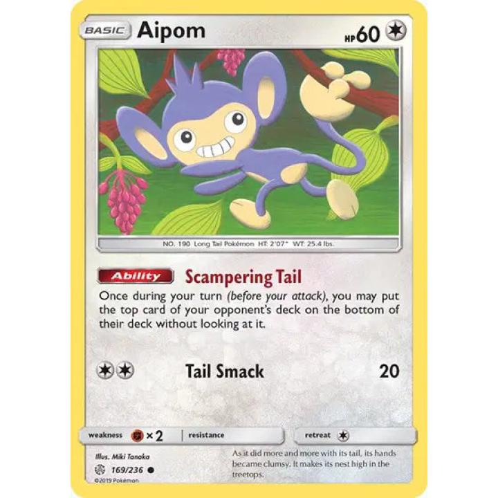 Aipom 169/236 - Cosmic Eclipse - Reverse Holofoil