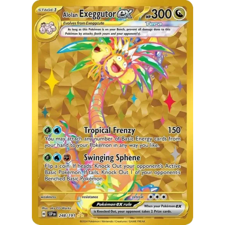 Alolan Exeggutor ex 248/191 - Surging Sparks - Holofoil