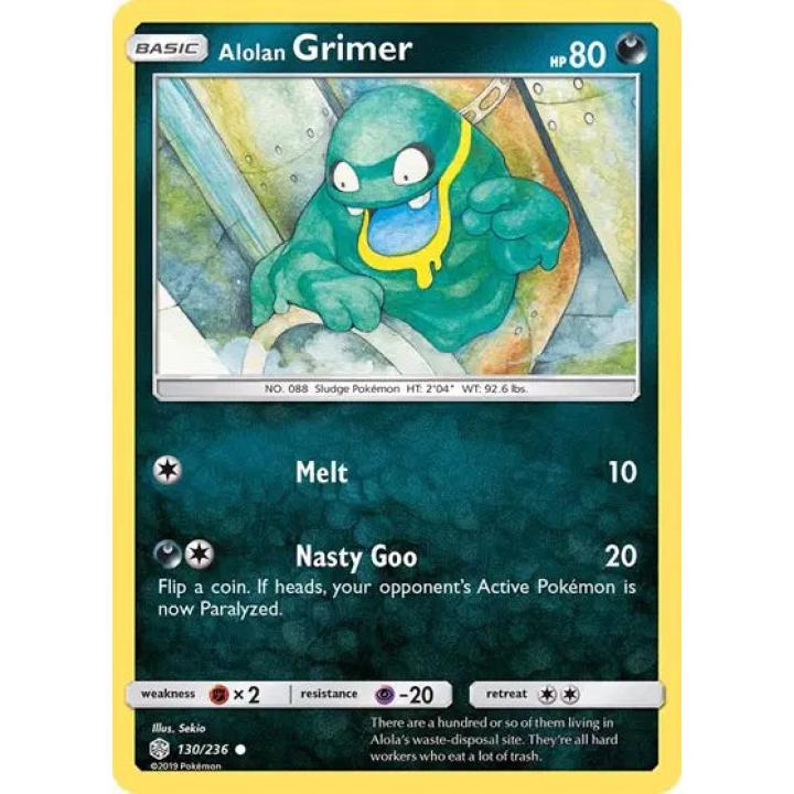 Alolan Grimer 130/236 - Cosmic Eclipse - Reverse Holofoil