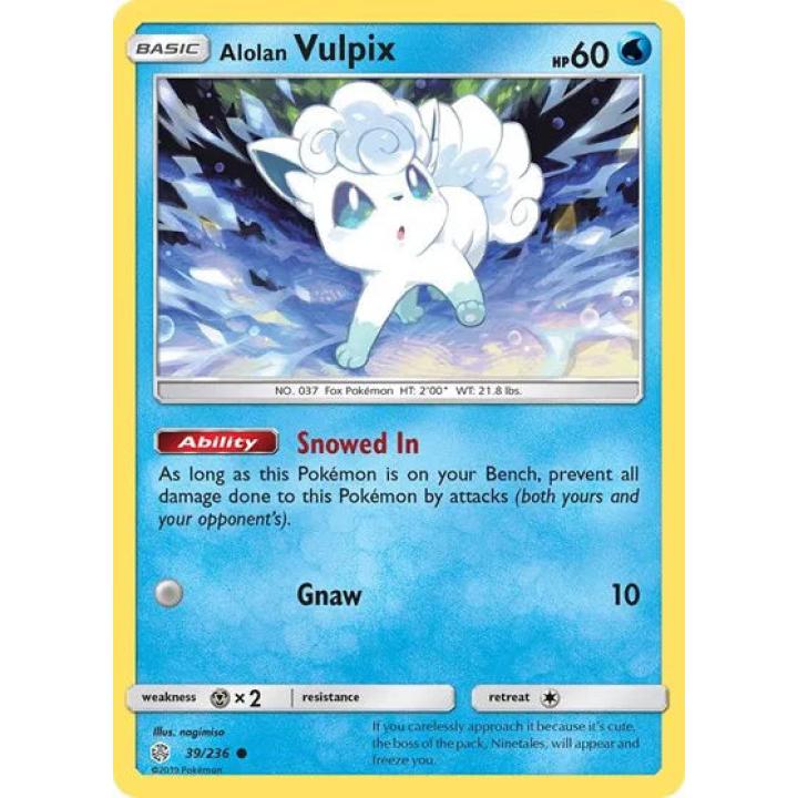 Alolan Vulpix 39/236 - Cosmic Eclipse - Normal