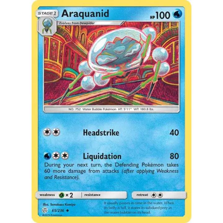Araquanid 65/236 - Cosmic Eclipse - Reverse Holofoil