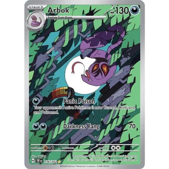 Arbok 176/162 - Temporal Forces - Holofoil