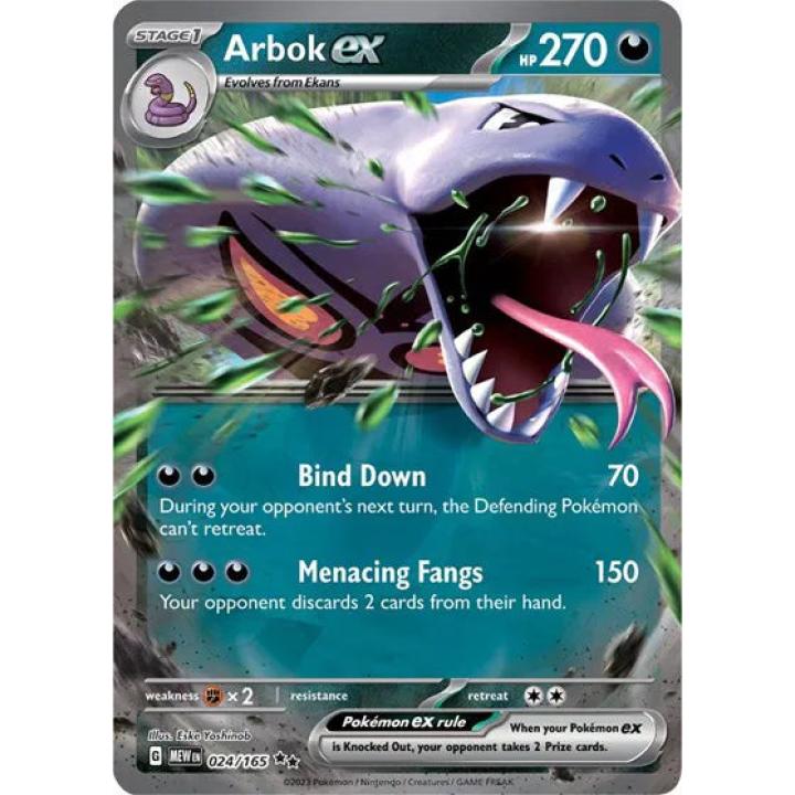Arbok ex 024/165 - Scarlet & Violet 151 - Holofoil
