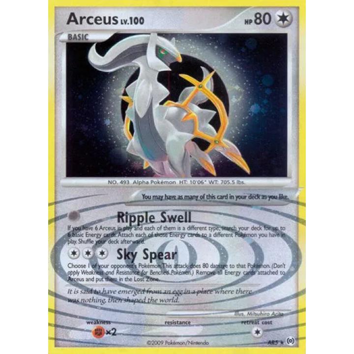Arceus Lv.100 AR5 - Platinum Arceus - Holofoil