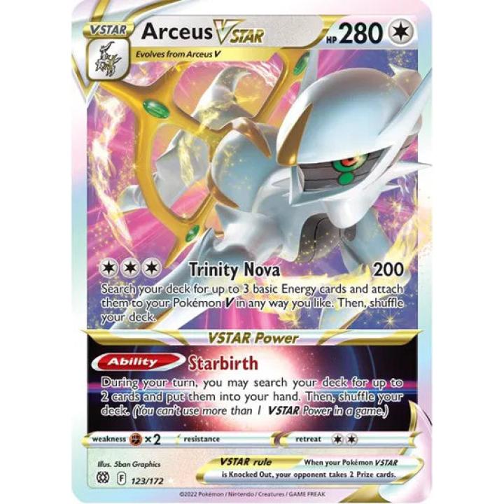 Arceus VSTAR 123/172 - Brilliant Stars - Holofoil