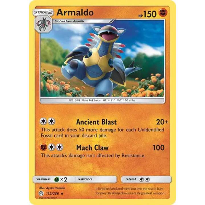 Armaldo 110/236 - Cosmic Eclipse - Reverse Holofoil