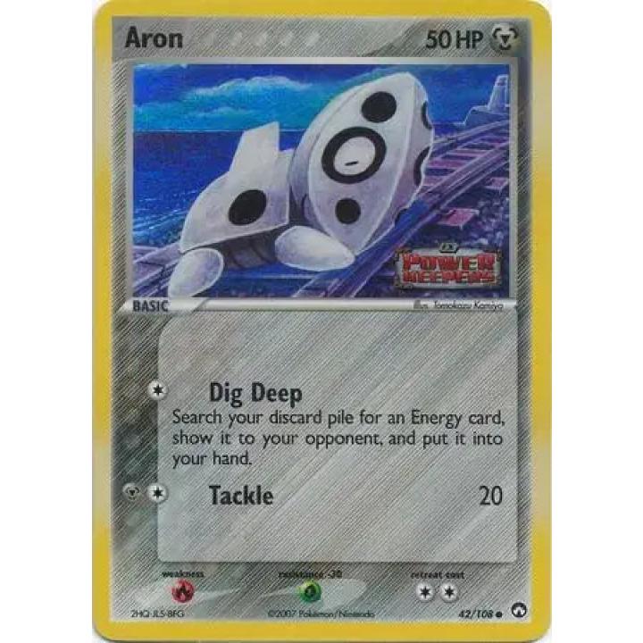 Aron 42/108 - EX Power Keepers - Reverse Holofoil