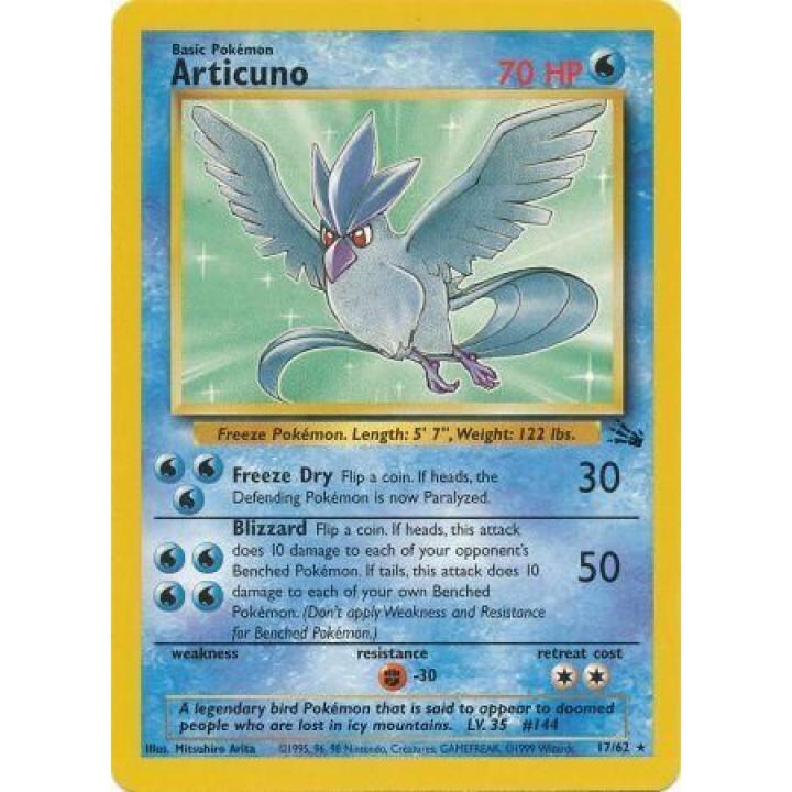 Articuno 17/62 - Fossil (Unlimited) - Normal