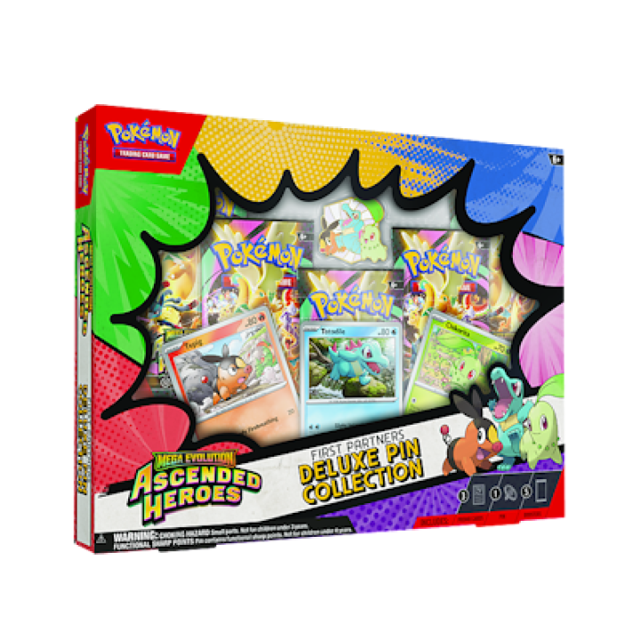 Pokémon Ascended Heroes: First Partners Deluxe Pin Collection (schade)