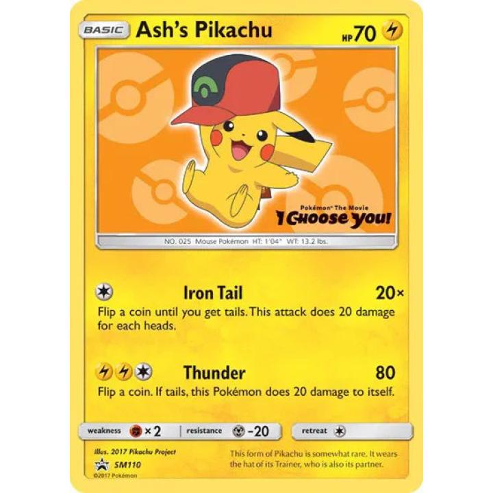Ash's Pikachu SM110 - Sun Moon Promo - Normal