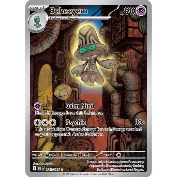 Beheeyem 121/086 - Black Bolt - Holofoil
