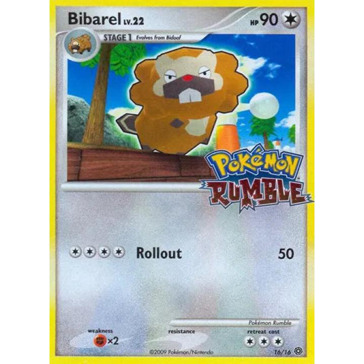 Bibarel Lv.22 16/16 - Rumble - Holofoil
